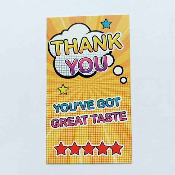 100 Thank You Cards - Picture 3 of 5